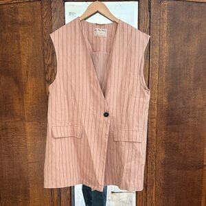 We The Free Blush Striped Vest